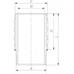 Silindrih&uuml;lss MAHLE ORIGINAL 061 LW 00101 001