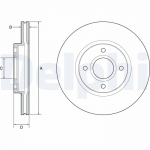 Piduriketas DELPHI BG4569C
