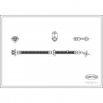 Pidurivoolik CORTECO 19032312