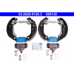 Piduriklotside komplekt ATE 03.0520-5120.3