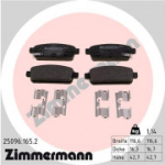 Piduriklotsi komplekt, ketaspidur ZIMMERMANN 25096.165.2