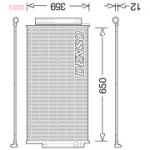 Kondensaator, kliimaseade DENSO DCN09047