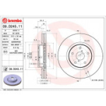 Piduriketas BREMBO 09.D245.11