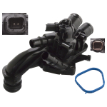 Termostaat,Jahutusvedelik SWAG 62 10 7657