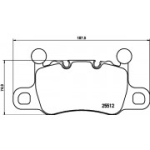 Piduriklotsi komplekt, ketaspidur BREMBO P 65 038