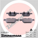 Piduriklotsi komplekt, ketaspidur ZIMMERMANN 24399.195.1