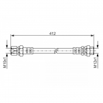 Pidurivoolik BOSCH 1 987 476 144