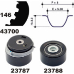 Hammasrihma komplekt MAPCO 23700