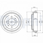 Piduritrummel DELPHI BF336