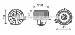 Elektrimootor,salongiventilaator AVA QUALITY COOLING KA8219