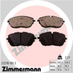 Piduriklotsi komplekt,ketaspidur ZIMMERMANN 22218.185.2