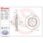 Piduriketas BREMBO 09.D247.11