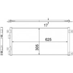 Kondensaator, kliimaseade MAHLE ORIGINAL AC 517 000S