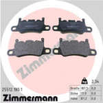 Piduriklotsi komplekt, ketaspidur ZIMMERMANN 25512.180.1