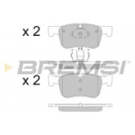 Piduriklotsi komplekt, ketaspidur BREMSI BP3503