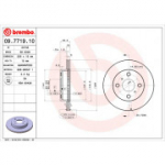 Piduriketas BREMBO 09.7719.10