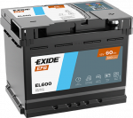 Aku EXIDE EFB EL600 60Ah 640A