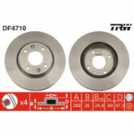 Piduriketas TRW DF4710