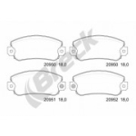 Piduriklotsi komplekt, ketaspidur BRECK 20950 00 702 10