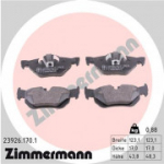 Piduriklotsi komplekt, ketaspidur ZIMMERMANN 23926.170.1
