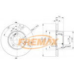Piduriketas FREMAX BD-3405