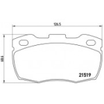 Piduriklotsi komplekt, ketaspidur BREMBO P 44 005