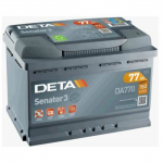 Aku DETA Senator 3 DA770 77AH 760A