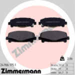 Piduriklotsi komplekt, ketaspidur ZIMMERMANN 24766.175.1