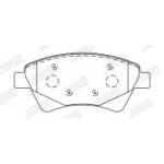 Piduriklotsi komplekt, ketaspidur JURID 573124J