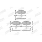 Piduriklotsi komplekt, ketaspidur JURID 573789J