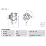 Generaator BOSCH 0 986 046 120