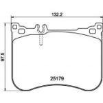 Piduriklotsi komplekt, ketaspidur HELLA 8DB 355 020-581