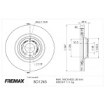 Piduriketas FREMAX BD-1245
