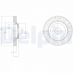 Piduriketas DELPHI BG4214