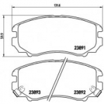 Piduriklotsi komplekt, ketaspidur BREMBO P 30 018