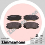 Piduriklotsi komplekt, ketaspidur ZIMMERMANN 24415.190.1
