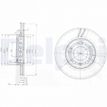Piduriketas DELPHI BG3695