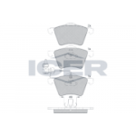 Piduriklotsi komplekt, ketaspidur ICER 181605