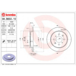 Piduriketas BREMBO 08.B602.10
