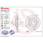 Piduriketas BREMBO 09.5843.3X