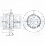 Piduriketas DELPHI BG3782C