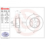Piduriketas BREMBO 08.7219.10