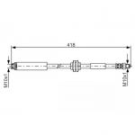 Pidurivoolik BOSCH 1 987 481 058