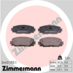 Piduriklotsi komplekt, ketaspidur ZIMMERMANN 24451.155.1