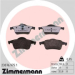 Piduriklotsi komplekt, ketaspidur ZIMMERMANN 23076.975.1