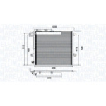Kondensaator, kliimaseade MAGNETI MARELLI 350203947000