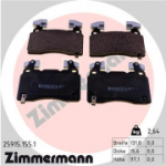 Piduriklotsi komplekt, ketaspidur ZIMMERMANN 25915.155.1