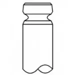 Sisselaskeventiil MAHLE ORIGINAL 001 VE 30530 000