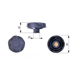 Sulgurkate, jahutusvedeliku mahuti GATES RC241