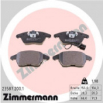 Piduriklotsi komplekt, ketaspidur ZIMMERMANN 23587.200.1